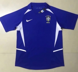 2002 Brazil away soccer jersey S-XXL